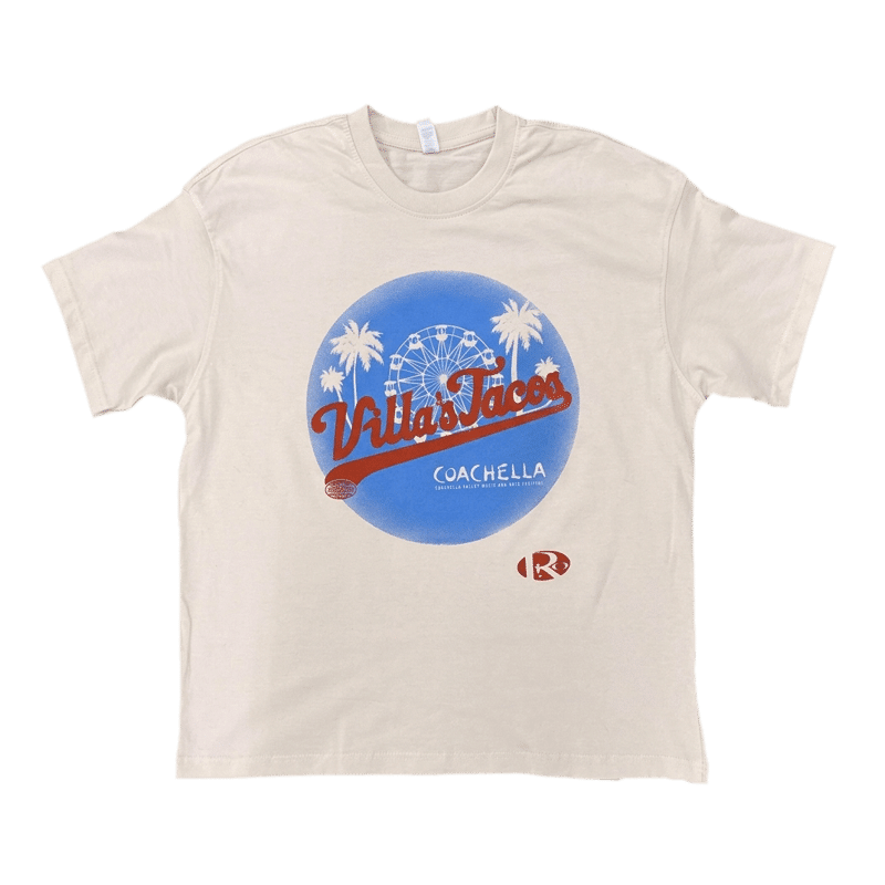 Cream Villa's Tacos Coachella souvenir T-shirt