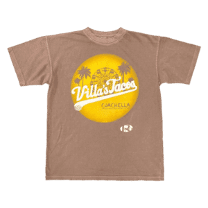 Rust Villa's Tacos Coachella souvenir T-shirt